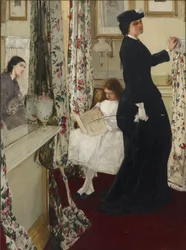 Harmonie en vert et rose : La salle de musique