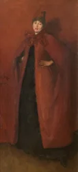 Harmonie en rouge : Lampe, 1884-86