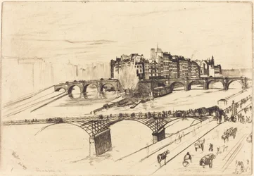 Île de la Cité, Paris, 1859