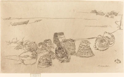 Paniers à homards, vers 1880-1881