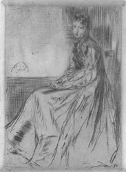 Maude, assise, 1873