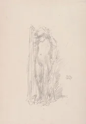 Drapé de modèle, 1890