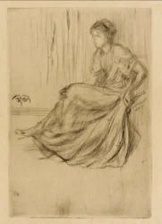 Modèle assis, 1873
