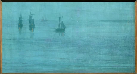 Nocturne, The Solent ... (peinture sur toile)