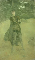 Note en vert et brun : Orlando à Coombe, c.1884-85