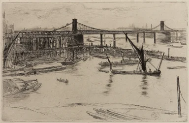 Vieux Pont de Hungerford, 1861