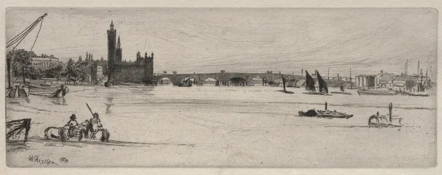 Vieux pont de Westminster, 1859