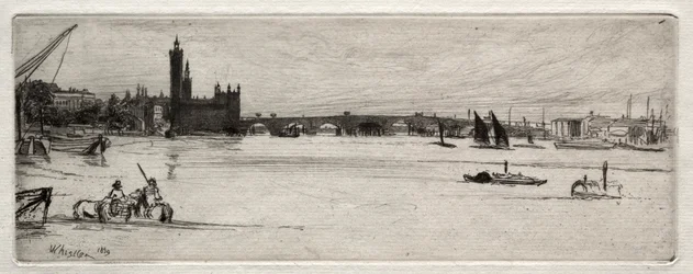 Vieux Pont de Westminster, 1871