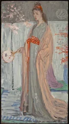 Esquisse pour Rose et Argent : La Princesse du Pays de la Porcelaine