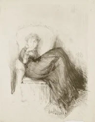 Étude : Maud assise, 1878