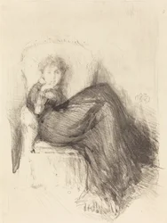 Étude : Maude assise, 1878