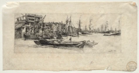 Entrepôt de la Tamise, 1859