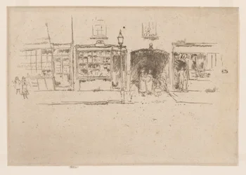 Le salon de coiffure, Chelsea, vers 1886-88