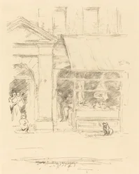 Le chien du boucher, 1896