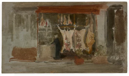 La boucherie, vers 1888-89