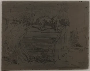 Le Chien sur le chenil, 1858