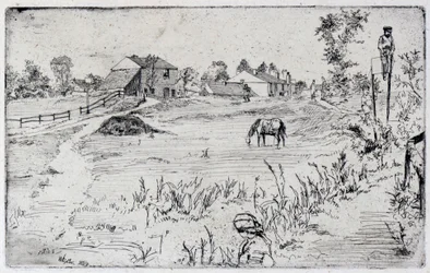 Le Paysage avec le cheval