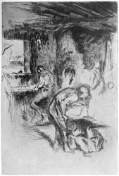 La petite forge, vers 1860-1904