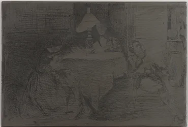 La Salle de musique, 1858