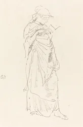 Le Roman : Fille lisant, vers 1889