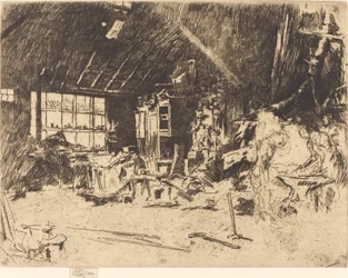 La forge, vers 1880