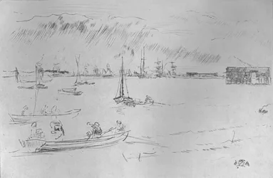 La Tamise vers Erith, vers 1877, 1904