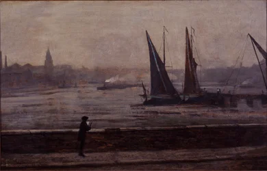 La Tamise depuis le pont de Battersea