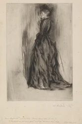 La robe de velours Mme. Leyland