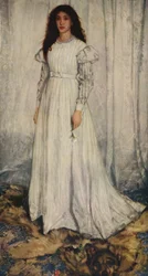 La Fille en blanc, 1862