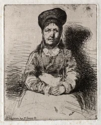 Douze eaux-fortes de la nature : La Rétameuse, 1858