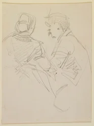 Deux figures, 1858