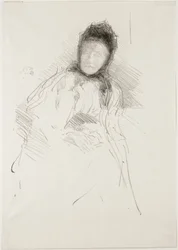Esquisse inachevée de Lady Haden, 1895
