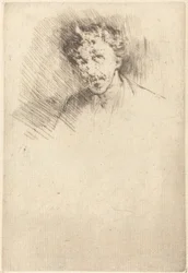 Whistler avec la mèche blanche, 1879