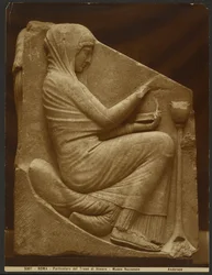 Détail, Trône de Vénus, Musée national