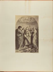 Raphaël, Sainte Cécile. Bologne. gravure