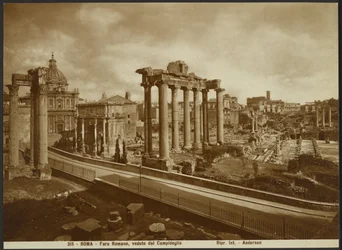 Le Forum romain, vu de la capitale