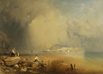Scène côtière méditerranéenne