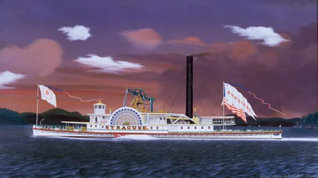 Le bateau à vapeur Syracuse
