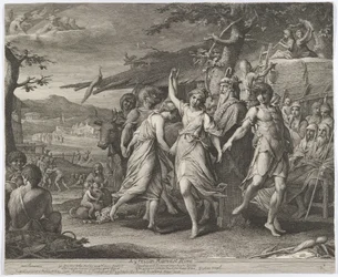 Une fête grecque des moissons, ou Actions de grâce aux divinités rurales, Cérès, Bacchus, etc.