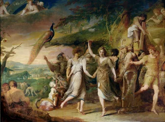 Une Moisson Grecque, ou Action de Grâce aux Divinités Rurales, Cérès, Bacchus, Sylvanus et Pan, deuxième de la série Le Progrès de la Culture et de la Connaissance Humaines, c.1777-84