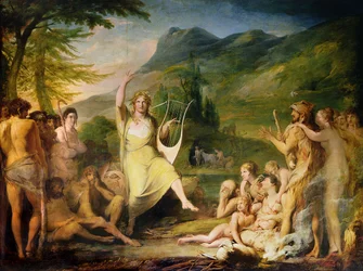 Orphée, premier de la série Le Progrès de la Culture et de la Connaissance Humaines, c.1777-84