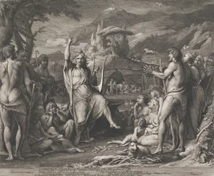 Orphée enseignant la théologie (Designs for the Walls of the Great Room of Society for the Encouragement of the Arts)