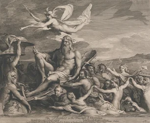 La Tamise ou le Triomphe de la Navigation (Conceptions pour la Grande Salle de la Société pour l