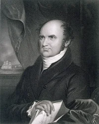Levi Woodbury, gravé par Robert E. Whitechurch