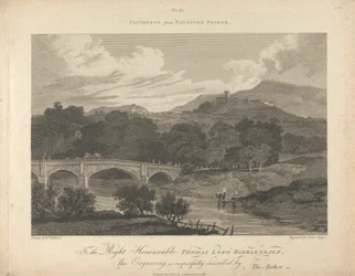 Clitheros depuis le pont d