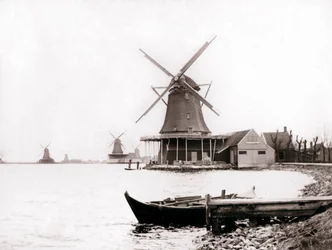 Moulins à vent, Laandam, Pays-Bas