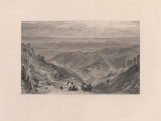 Mussooree et le Dhoon depuis Landour