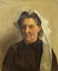 Vieille femme en bonnet blanc, 1903