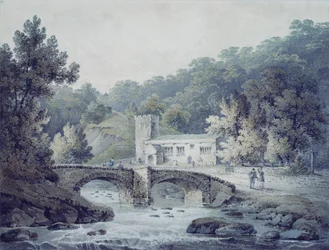 Église et Pont, Hubberholme, Yorkshire