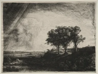 Les Trois Arbres, vers 1770-1844